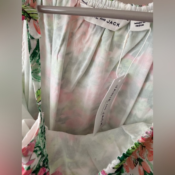 Janie and Jack Floral Midi Dress nwt sz14 - Picture 6 of 7